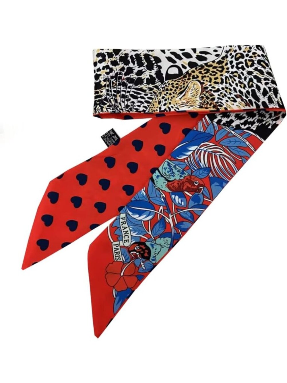 Chic Skinny Scarves for Women - Luxury Silky Ribbon Accessory for Hair, Neck